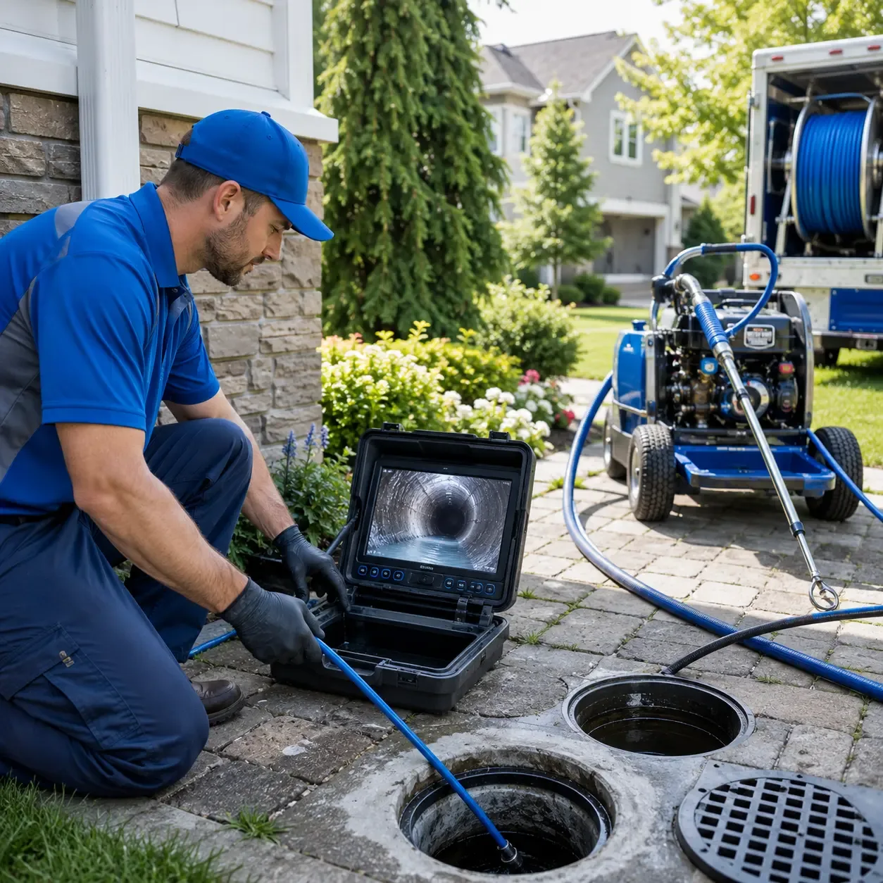 Outdoor drain cleaning professionals serving Merrill, MI